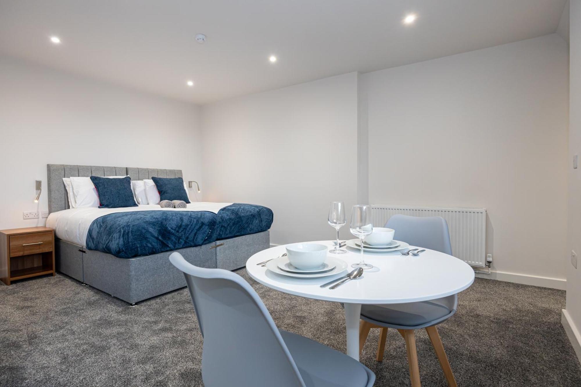 Morecambe Bay Studio Flats Free Parking Beach Front Exteriör bild