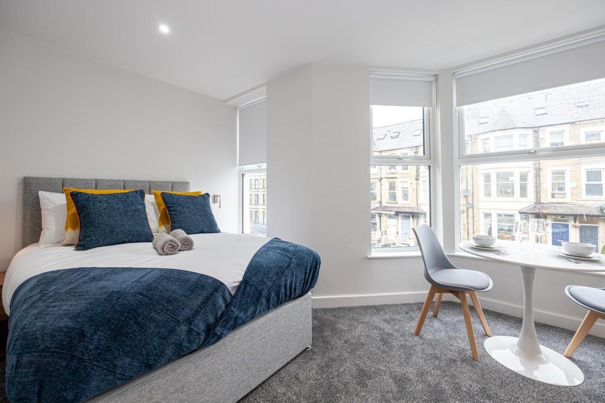 Morecambe Bay Studio Flats Free Parking Beach Front Exteriör bild